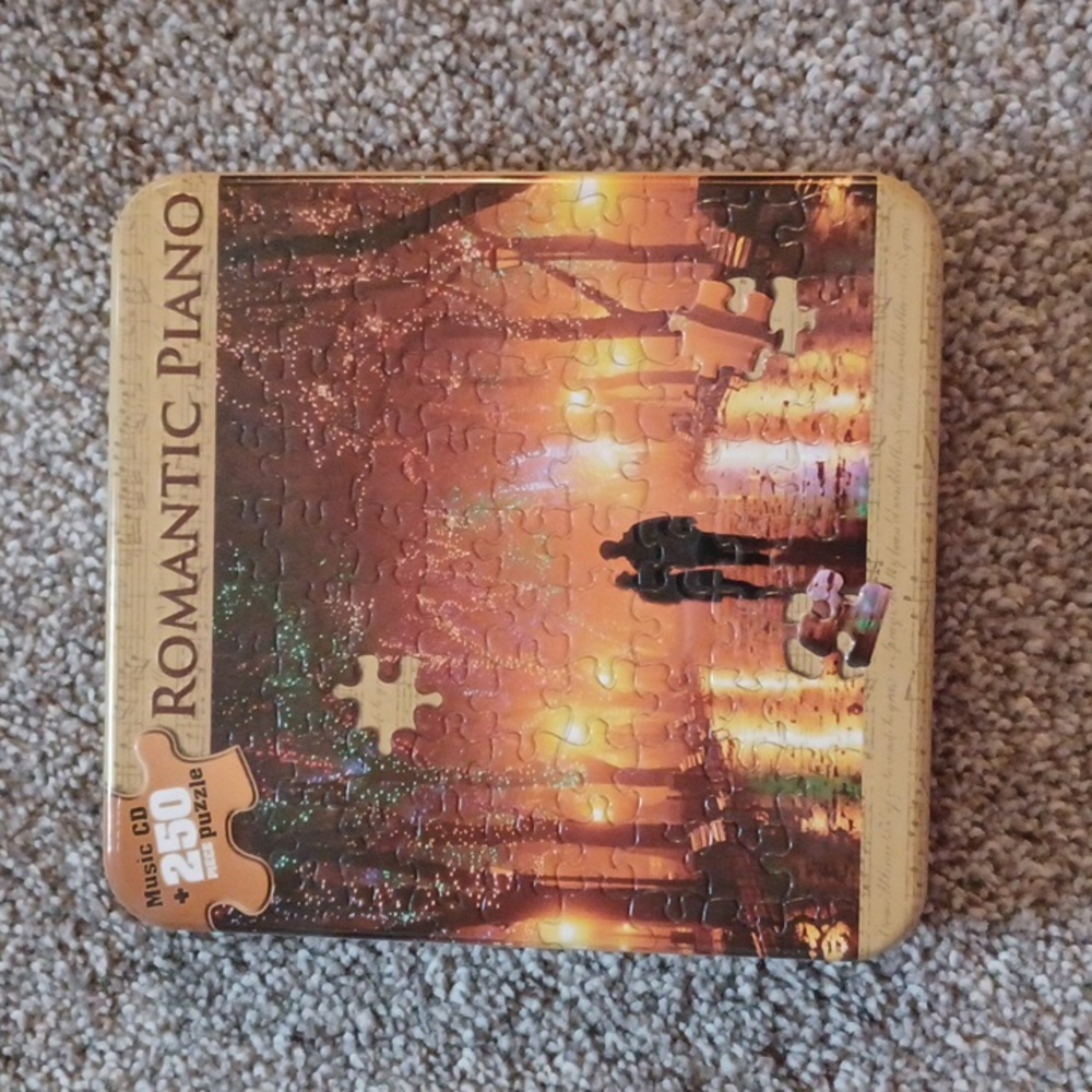 Puzzle with cd